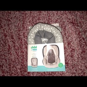 Infant car seat head support